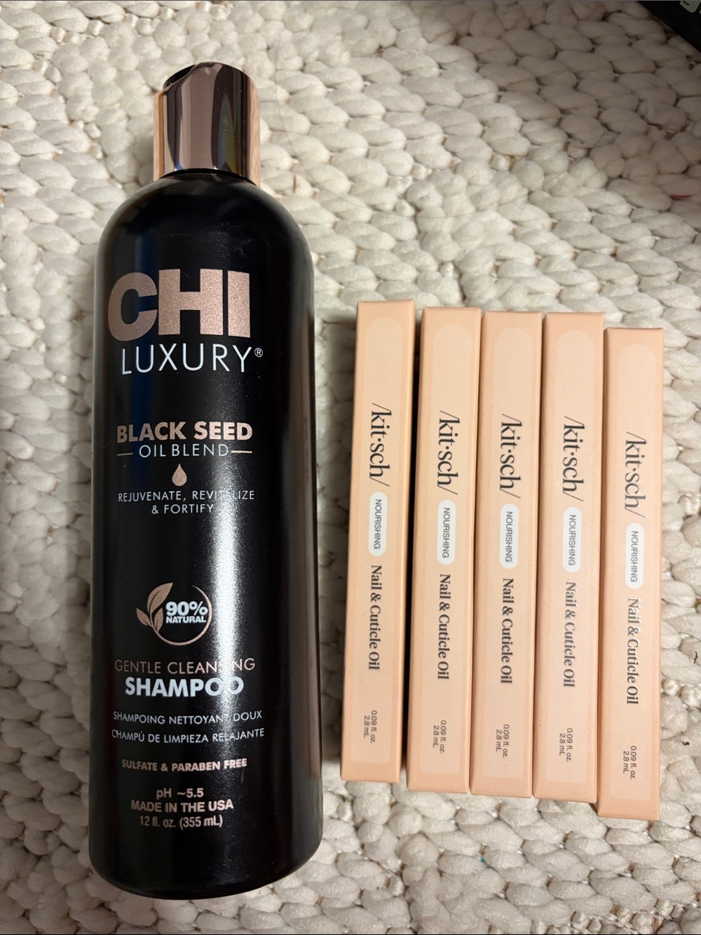 CHI Luxury Black Seed Gentle Cleansing Shampoo - Black